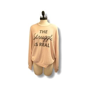 Awake XL peach sweatshirt
